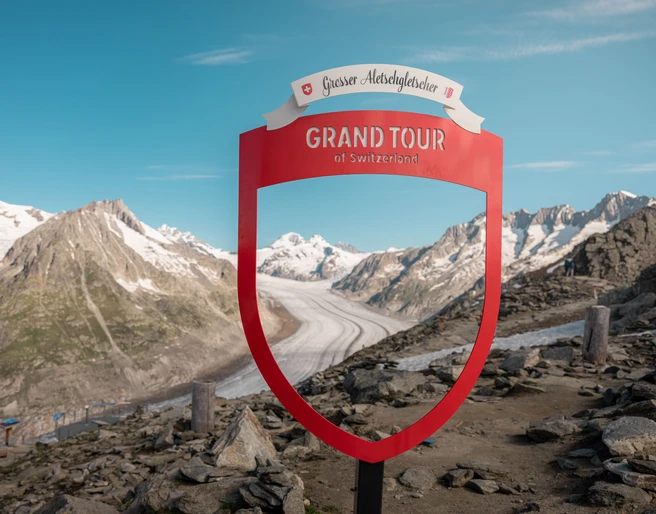 View Point Eggishorn in der Aletsch Arena View Point Eggishorn in der Aletsch Arena