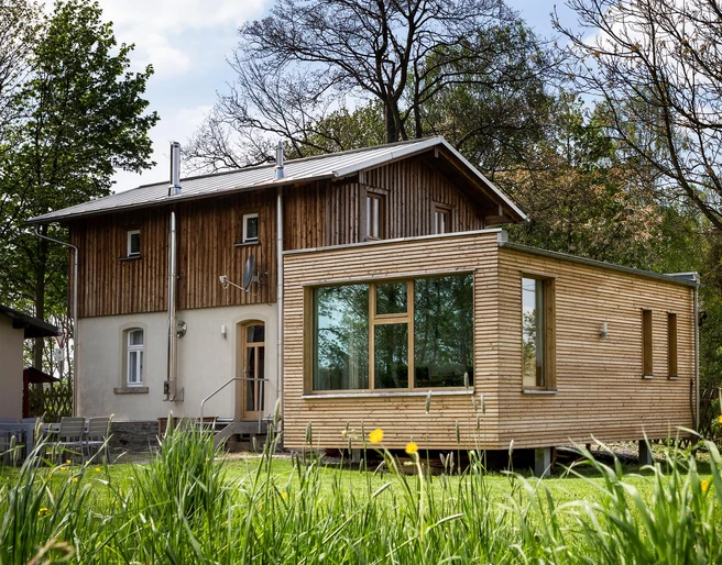 Blick aus dem Garten