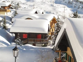 Blick ins Skigebiet (Wurzenbord)