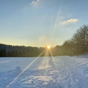 Sonnenuntergang Winter 2021