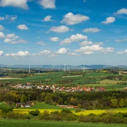 Ausblick über Aerzen vom Hansaweg Ausblick über Aerzen vom Hansaweg