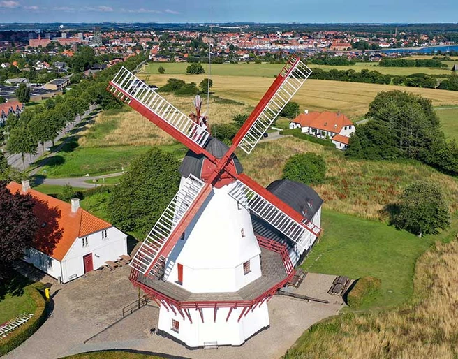 Dybbøl-Mølle-dronefoto