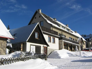 Haus im Winter
