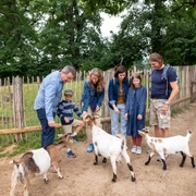 Im Streichelgehege Tierpark Sababurg