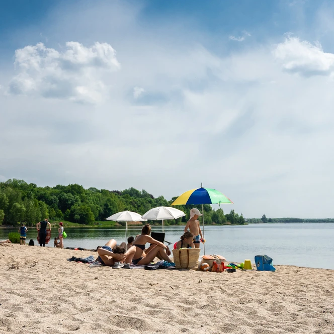 Strand am Cospudener See - Leipziger Neuseenland