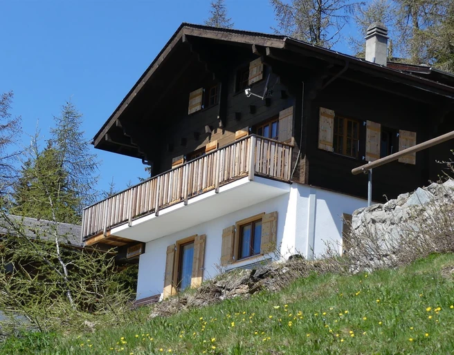 Blick vom Tal im Sommer