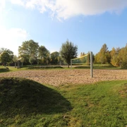 Beachvolleyball direkt an der Elbe