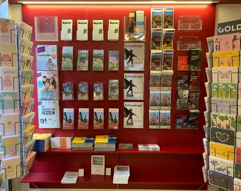 Tourist Information Höchst/Tabak Presse Krämer 2022 Prospektwand