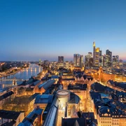 Dom Skyline vom Dom aus Abendstimmung Abend