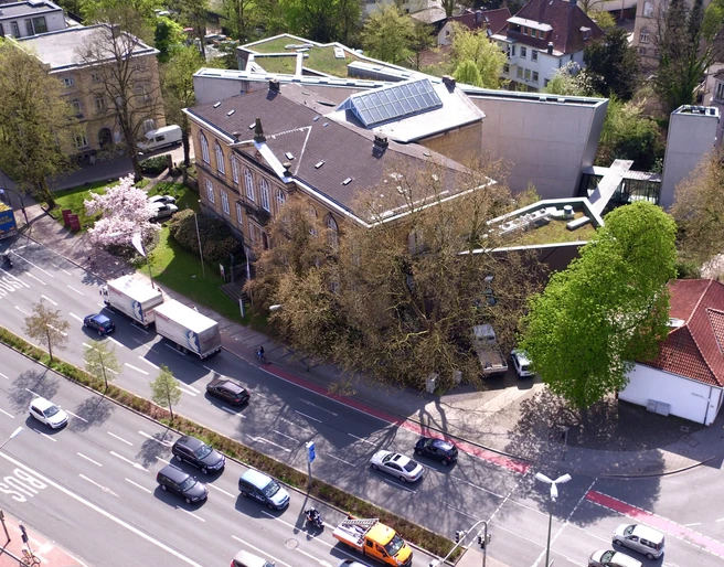 MQ4 - Luftansicht MQ4 LuftansichtMuseum Quarter Osnabrück - Aerial viewMuseumkwartier Osnabrück - Luchtfoto