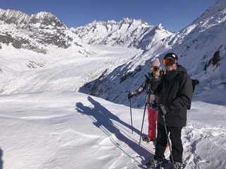 Schneehschulaufen mit Klaus Minnig in der Aletsch Arena Schneehschulaufen mit Klaus Minnig in der Aletsch Arena