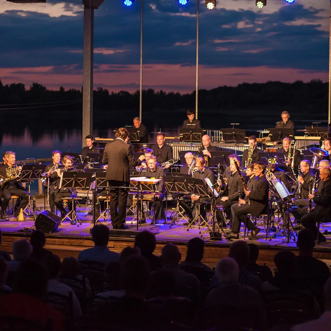Sächsische Bläserphilharmonie am Biedermeierstrand