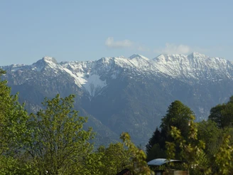 Blick vom Balkon