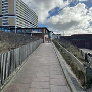 barrierefreier Strandübergang Strandstraße