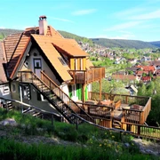 Russberghaus am Berg über Baiersbronn