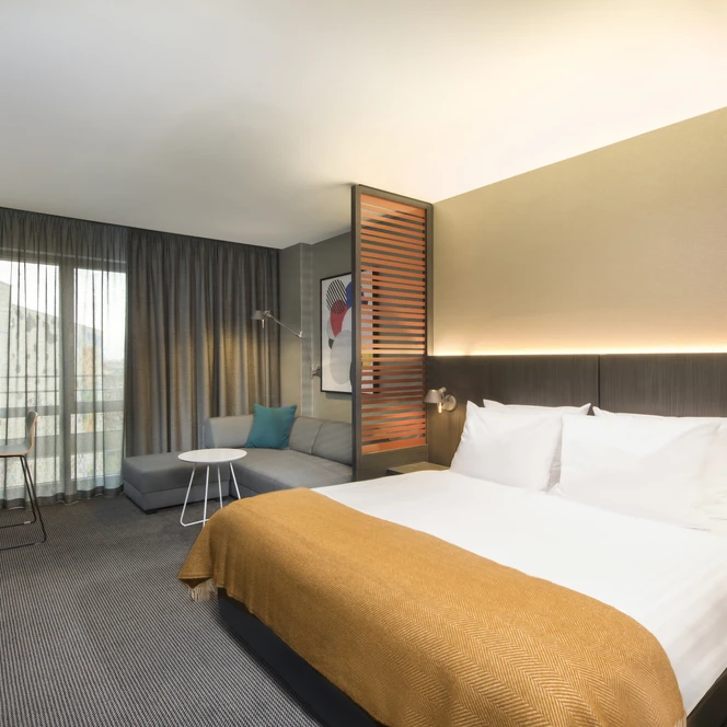 Studio Hotelzimmer im Tagungshotel Adina Apartment Hotel Leipzig | Leipzig Convention Bureau