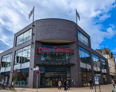 Öffentliche Toilette in der City Galerie Peine