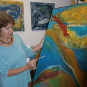 Christa Mayr-brandl - Beim Malen.JPG