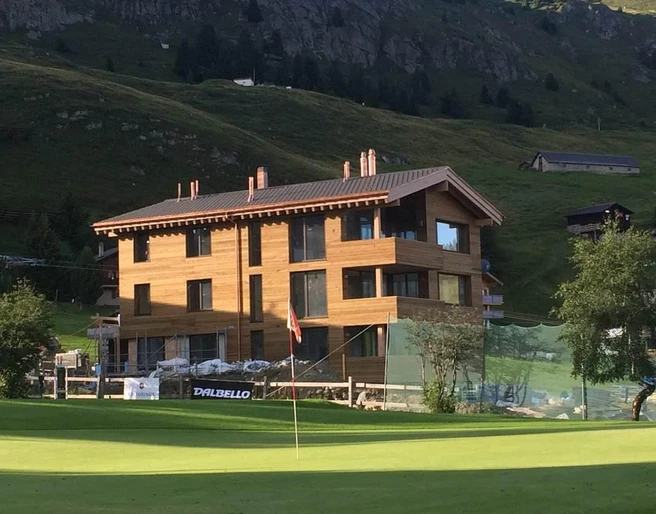 Sicht vom Golfplatz