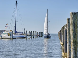 Hafen in Dorum-Neufeld, Wurster Nordseeküste