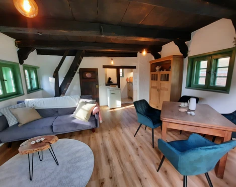Ferienhaus Alter Speicher Wohnzimmer