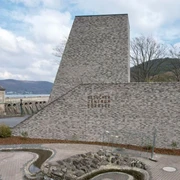 Querschnitt der Edertalsperre