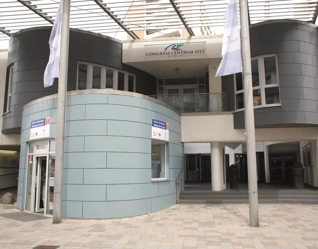 Eingang des Congress Centrums Sylt