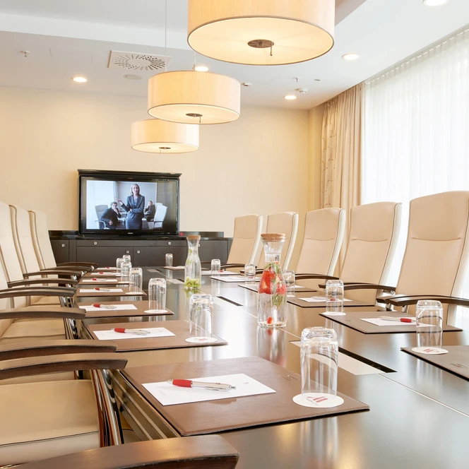 Conference hotel Leipzig Marriott Hotel with meeting room Boardroom for your meeting & conference in Leipzig