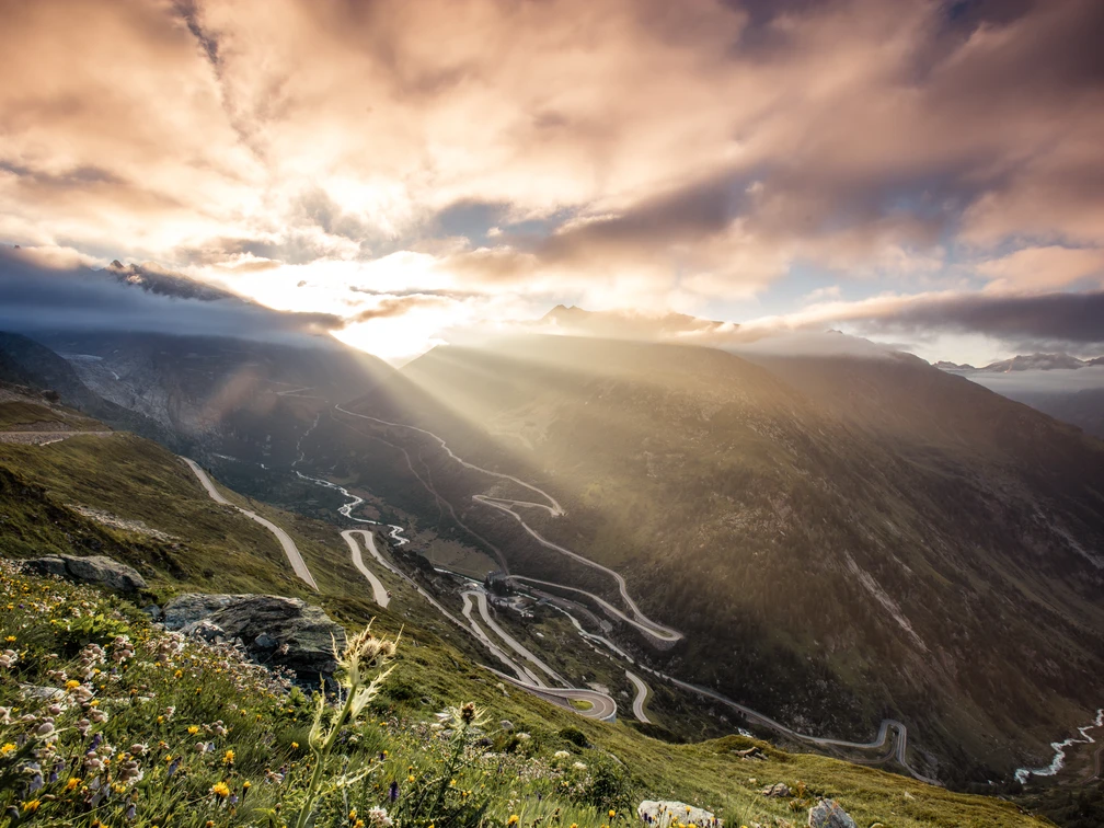 Aussicht auf Furka Aussicht auf Furka