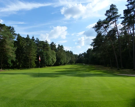 Golfen in weitläufiger Natur