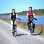 Mit dem Fahrrad am Kanal Mit dem Fahrrad am Kanal
