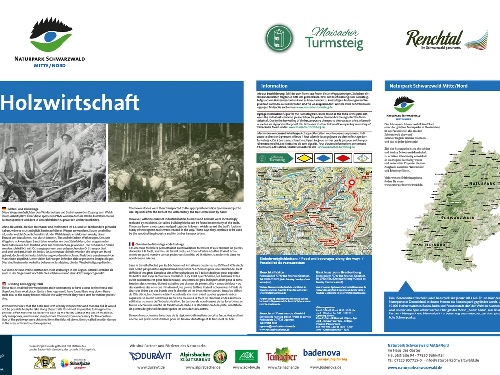 Infotafel Schleifwege