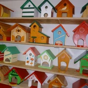 Auswahl an Vogelhäuschen