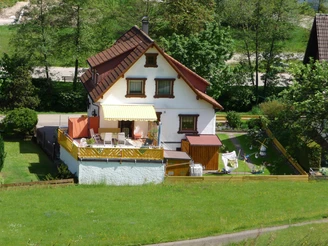 Rückseite vom Haus