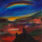 DE MUYNCK_Le Jour se lève. Mai 2021. Acryl auf Leinwand, 100 x 80 cm-kk.jpg