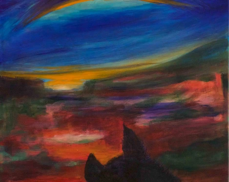 DE MUYNCK_Le Jour se lève. Mai 2021. Acryl auf Leinwand, 100 x 80 cm-kk.jpg