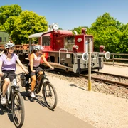 Eisenbahnmuseum in Pronsfeld am Eifel-Ardennen-Radweg