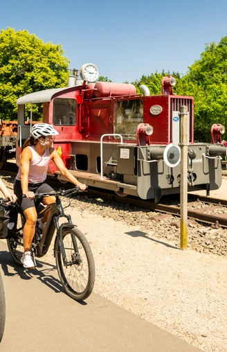 Eisenbahnmuseum in Pronsfeld am Eifel-Ardennen-Radweg