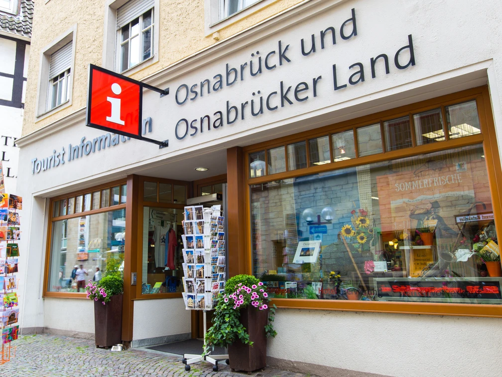 Tourist Information Osnabrück | Osnabrücker Land Kom naar het Toeristisch Informatie Punt in het centrum van Osnabrück voor tips, stadsplattegronden, fiets- en wandelkaarten en meer