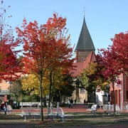 Blick auf die St. Martin Kirche in Bramsche