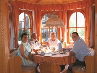 Frühstücksraum, Erker Pension Mühlenhof