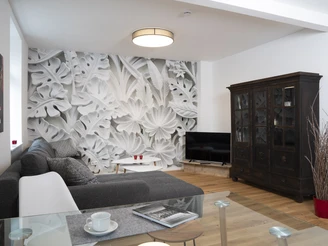 Wohnbereich mit Schlafsofa