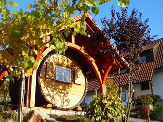 Gemütliches Weinfass...