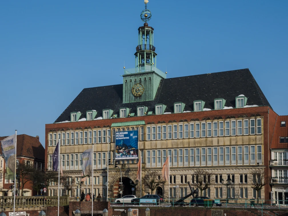 ostfriesische-landesmuseum_sandra-langenbach Blick auf das Ostfriesische Landesmuseum vom Ratsdelft aus