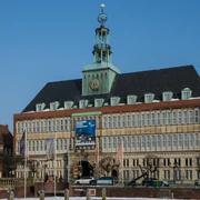 ostfriesische-landesmuseum_sandra-langenbach Blick auf das Ostfriesische Landesmuseum vom Ratsdelft aus
