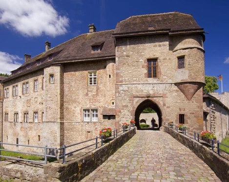 Burg Dringenberg  Burg Dringenberg von außen.