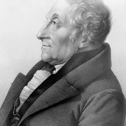 Caspar Heinrich Freiherr von Sierstorpff, 1833 Der Graf Caspar Heinrich von Sierstorpff im Profil, elegant gekleidet, auf einem Portrait von 1833.