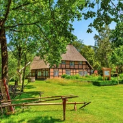 Das Gelände des Finteler Heimathauses Das Gelände des Finteler Heimathauses