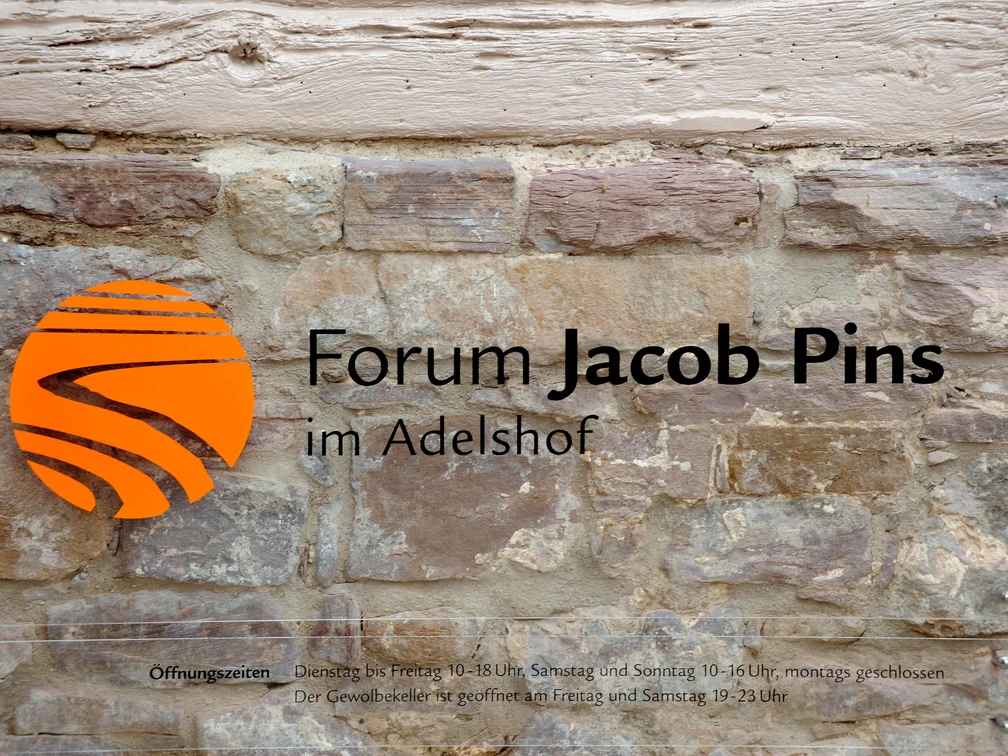forum-jacobpins-schild Schild Forum Jacob Pins