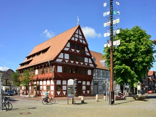 Altes Gifhorner Rathaus in der Innenstadt Blick auf das alte Gifhorner Rathaus in der Innenstadt vom Marktplatz aus